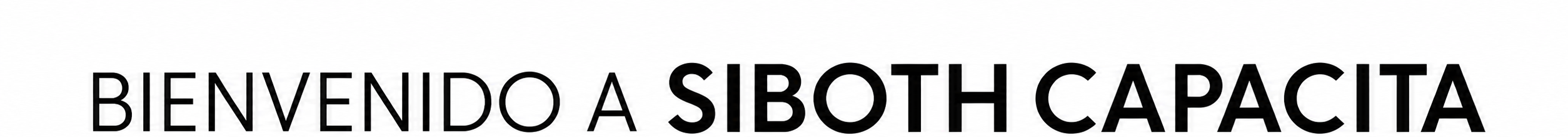 Bienvenido a Siboth Capacita